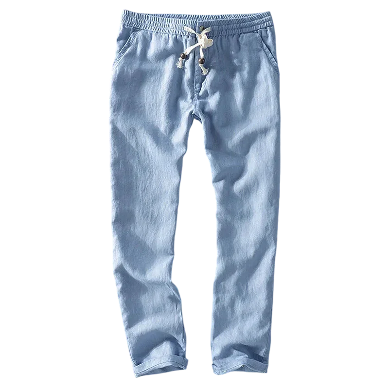 Men's Linen Trousers Morato - Pure