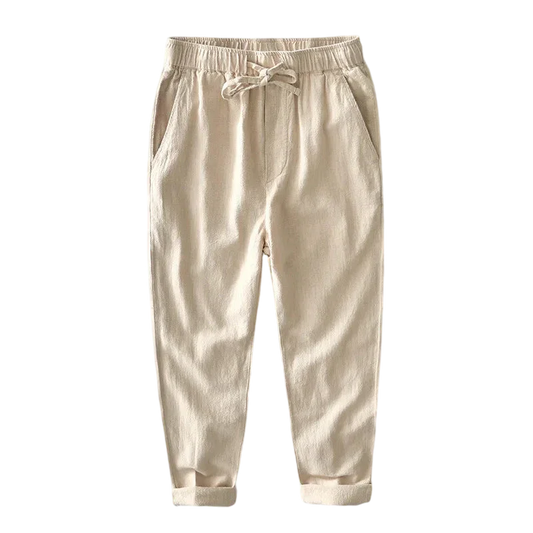 Men's Linen Trousers Filo - Pure