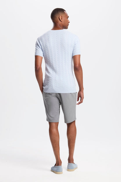 THE CABLE SHORT SLEEVE T-SHIRT