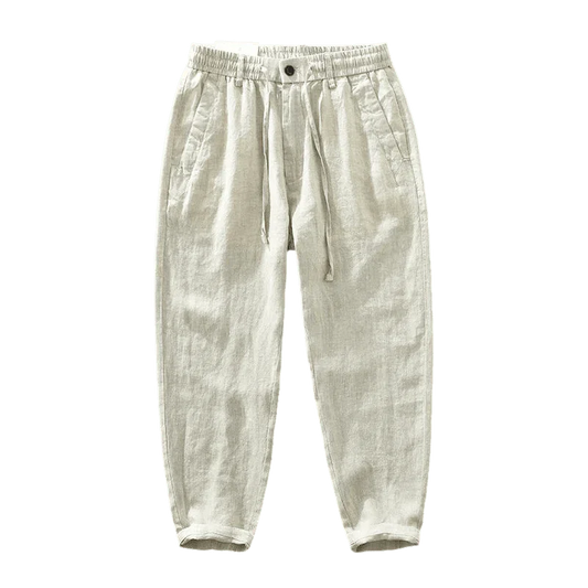Men's Linen Trousers Elegio - Pure